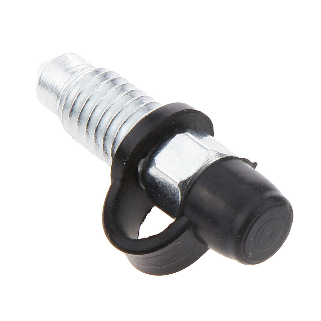 3x Steel Motorbike Motorcycle Refit Braking Calliper Nipple Screw Rubber Cap