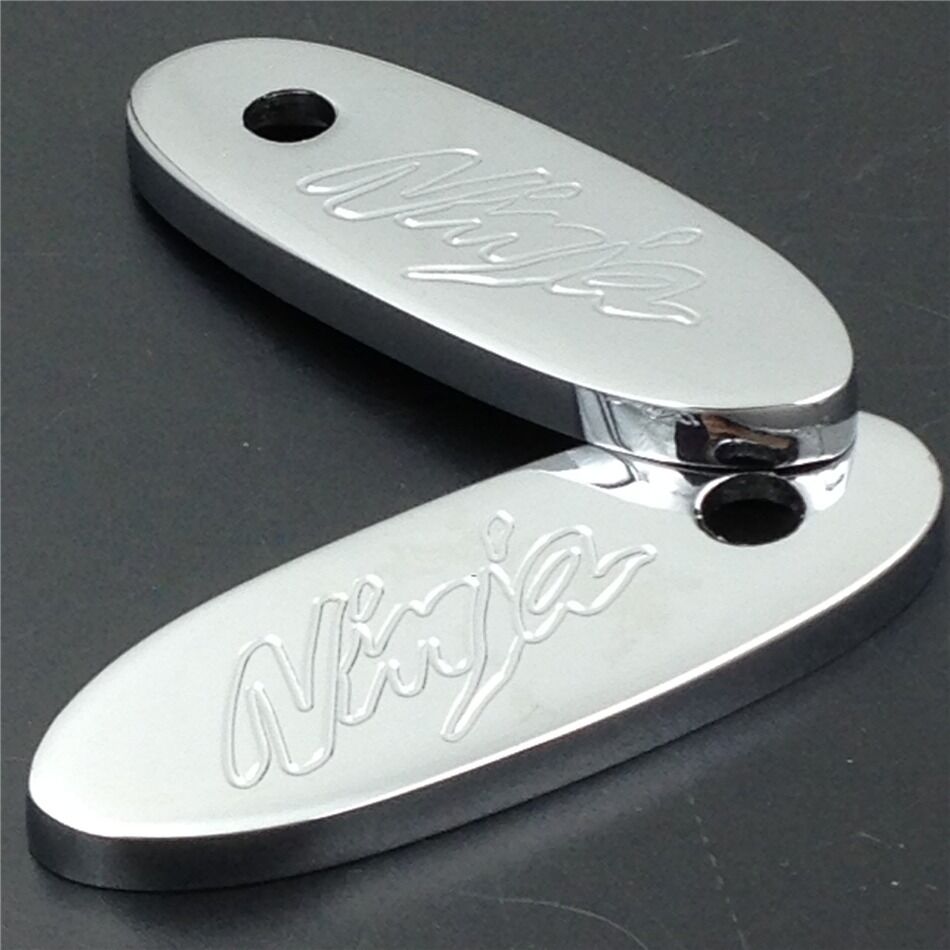 Mirror Block off base Plates for Kawasaki Ninja 500R / EX500 / GPZ500S/ ZX-6R