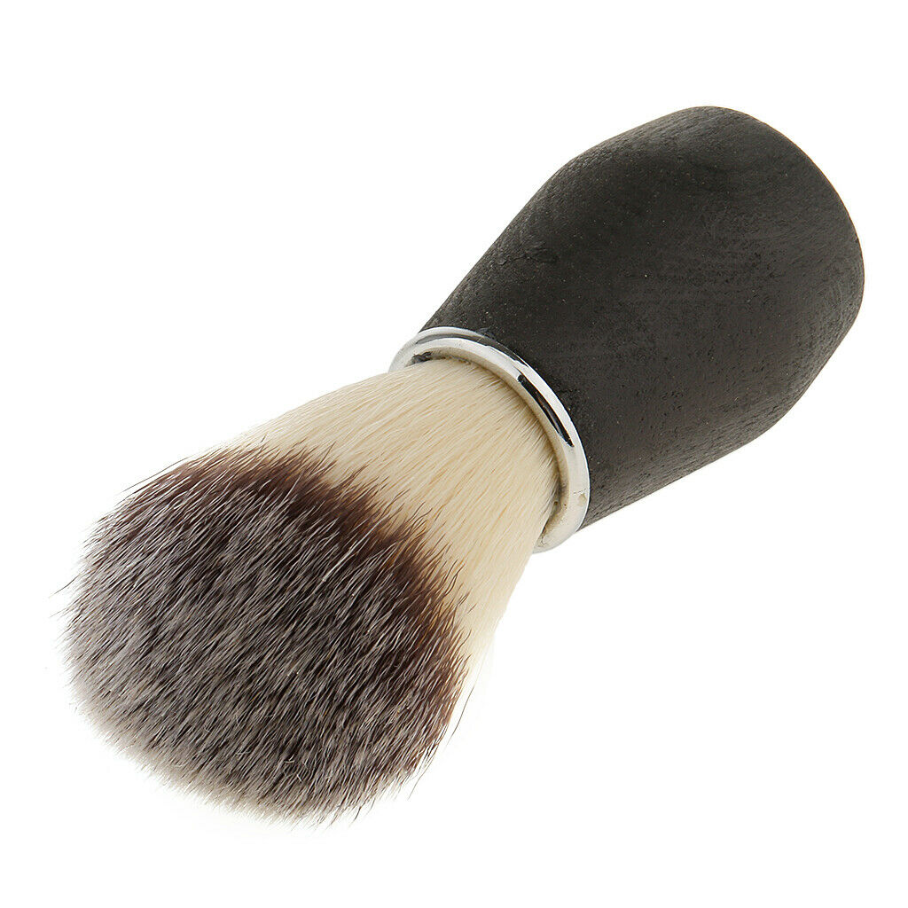Soft Shaving Brush Wooden Handle Home Salon Barber Razor Tool for Men