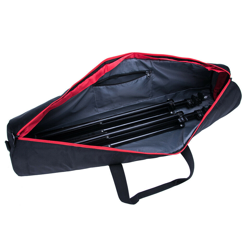 Folding Light Case Photo Studio Kit for Tripod Plate Black 120cm Ã— 18cm