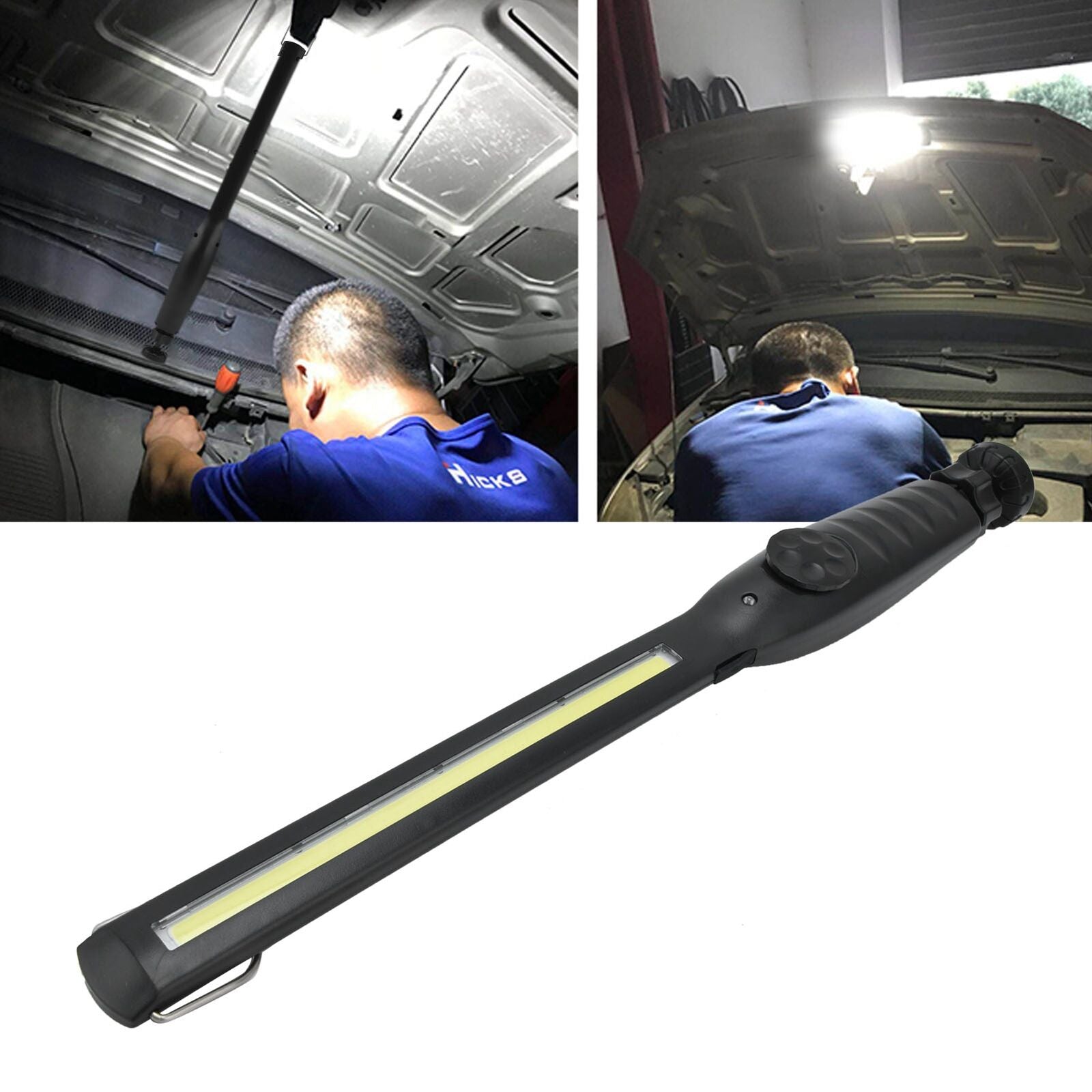1500mAh LED Inspection Light High Power Stepless Dimming COB Rechargeable Strip