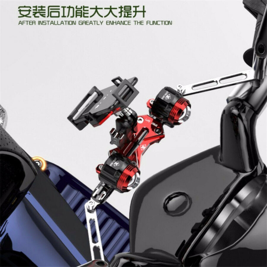 New Upgraded Corrosion Resistance Motorcycle Red Balance bar Long-lasting Use