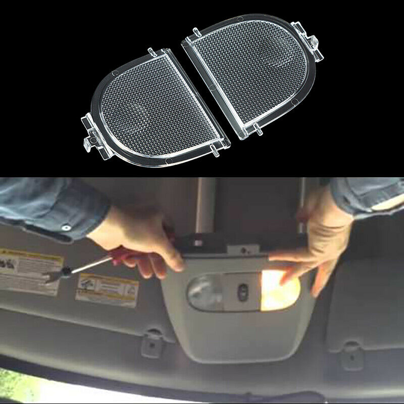 Pair For Ford  F150 F250 F350 F450 Overhead Roof Console-Light Lens 4L3Z13783AA