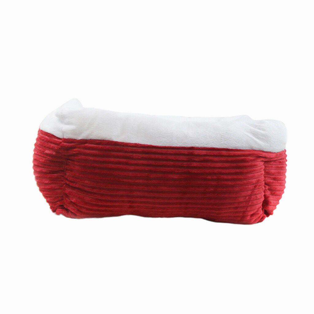 Winter Soft Warm Dog Nest Pet Cozy Bed for Small Dogs Cat Puppy Kitten Red