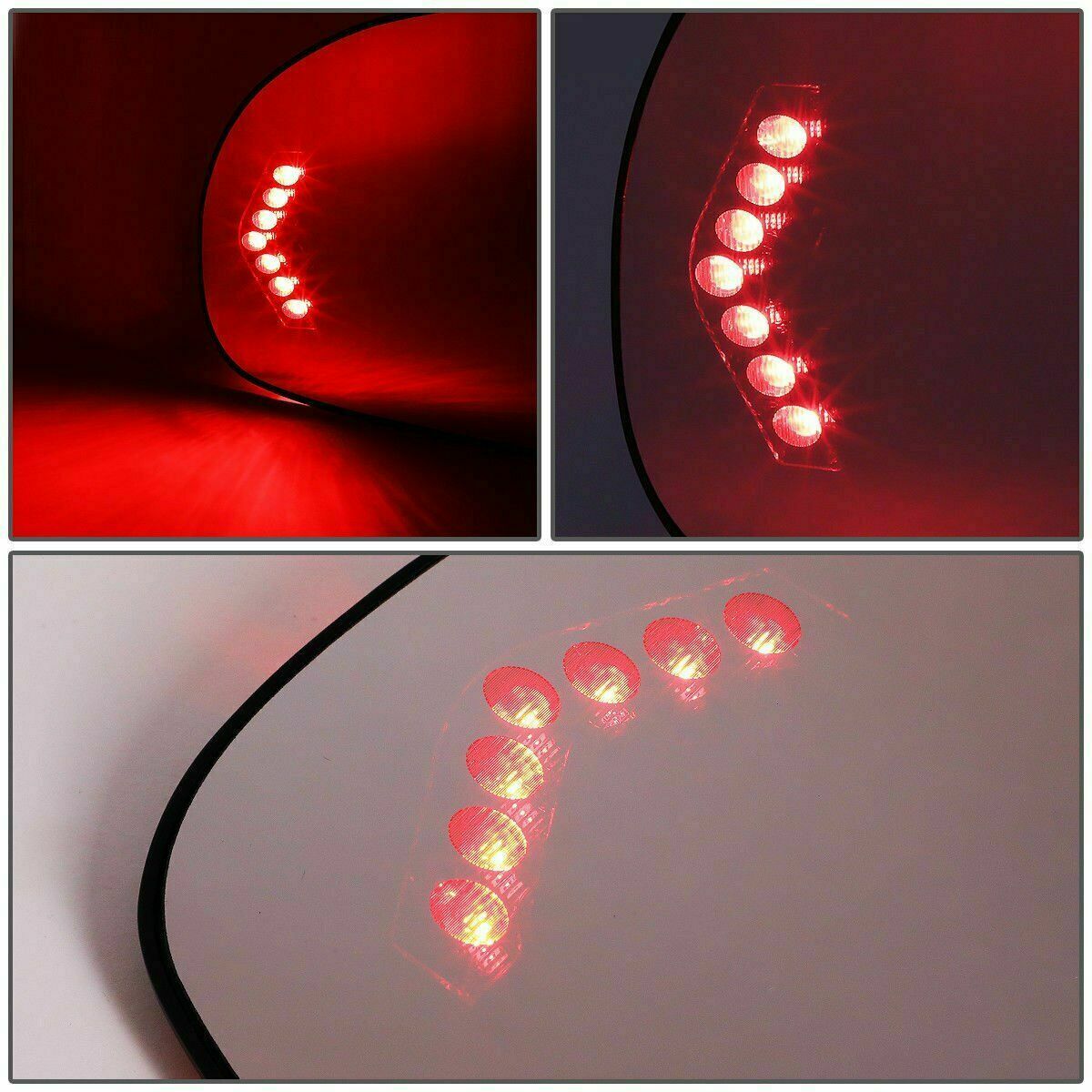 Mirror Glass Heated Turn Signal Pair Side LH&RH Fit Chevy GMC Cadillac 2003-07