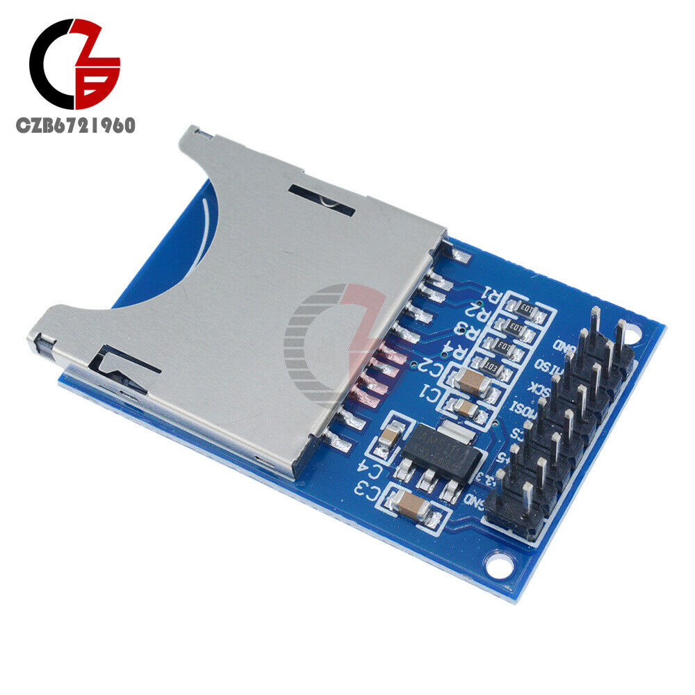 10PCS SD Card Module Slot Socket Reader SPI ARM/MCU For Arduino Peripheral MP3