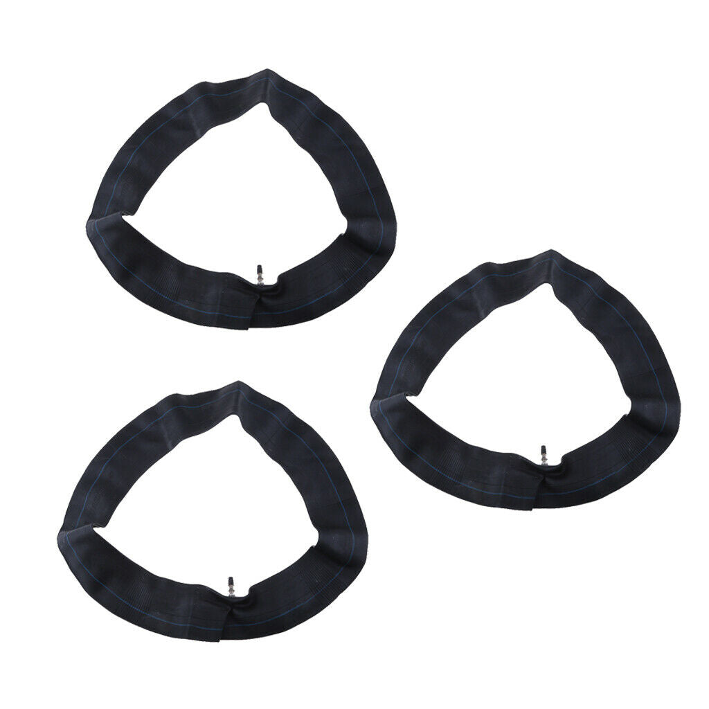 3pcs Black 14 Inch 90/100-14 Rear Wheel Inner Tube Motorcycle Tires Parts