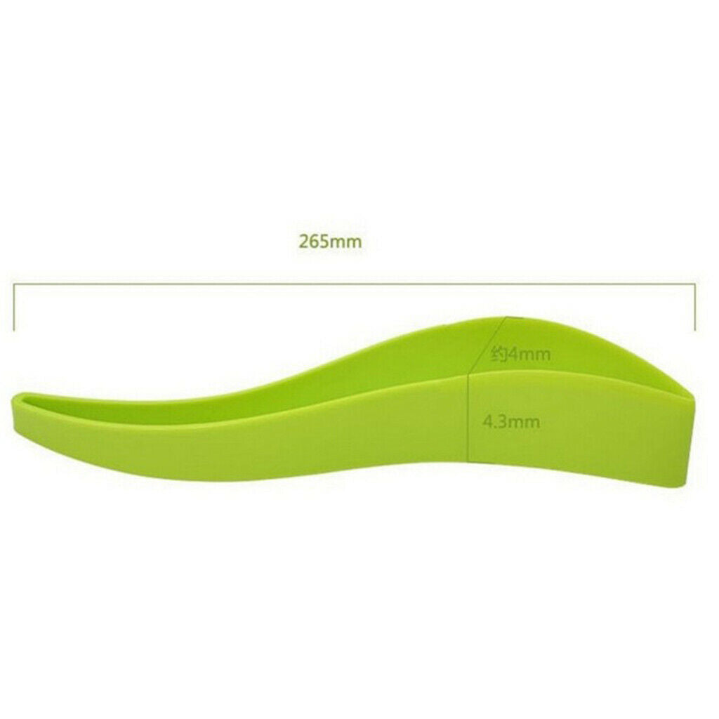 Pastry Bread Cake Server Slicer Pie Guide Cutter Kitchen Gadget Tool Green