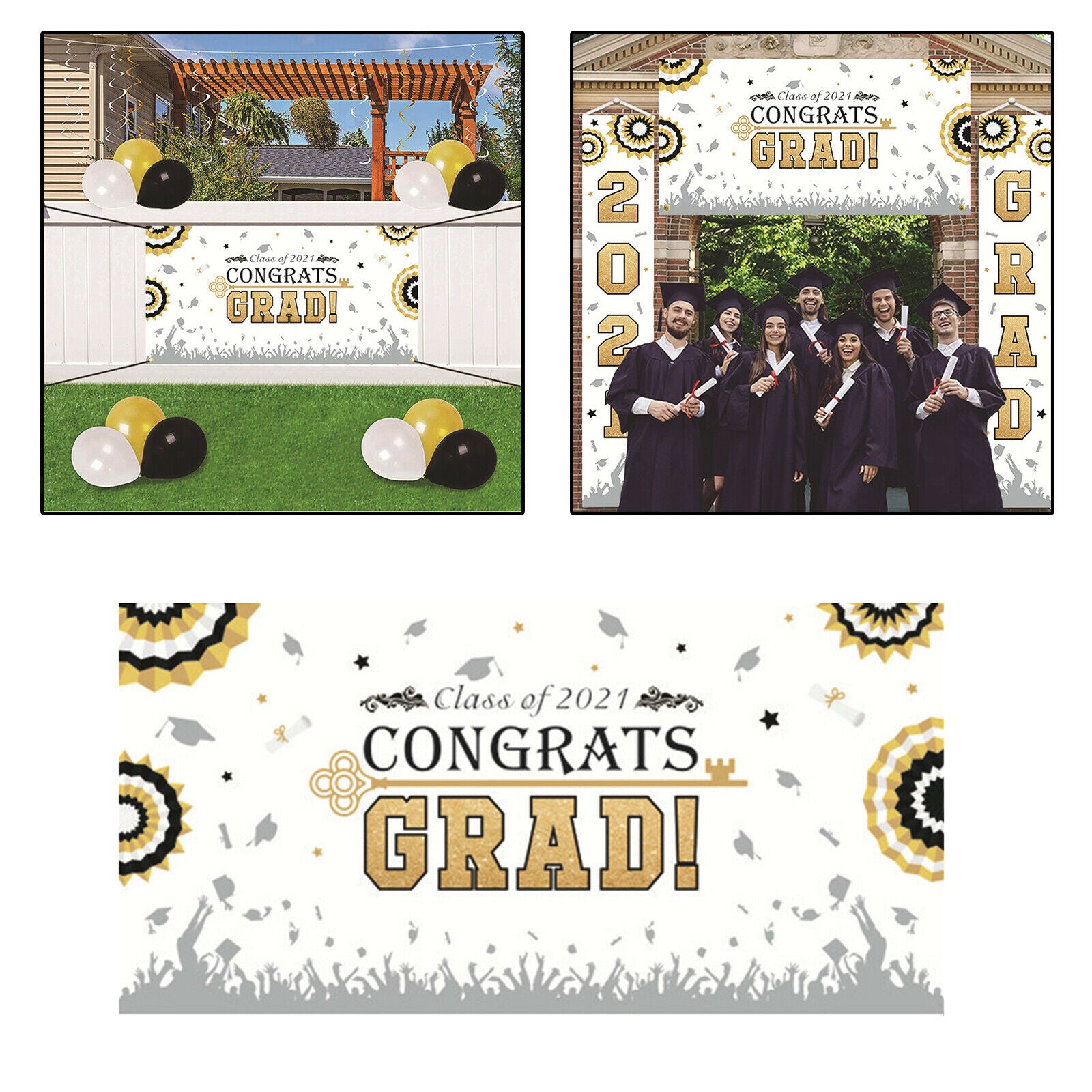 Graduation Signs Congrats Grad Graduation Party Decoration Party Supplies