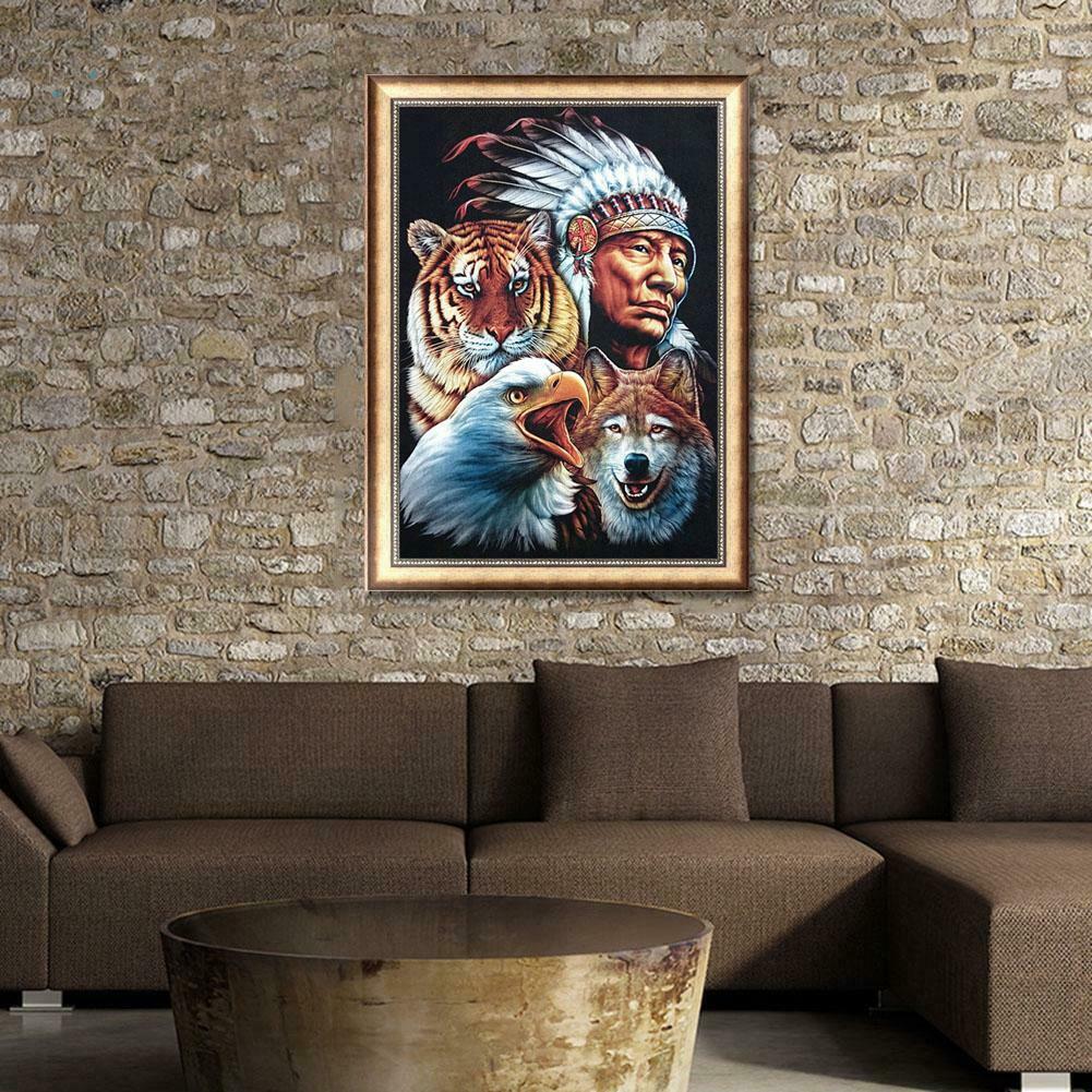 Animals 5D DIY Full Drill Diamond Painting Embroidery Cross Stitch Home Decor