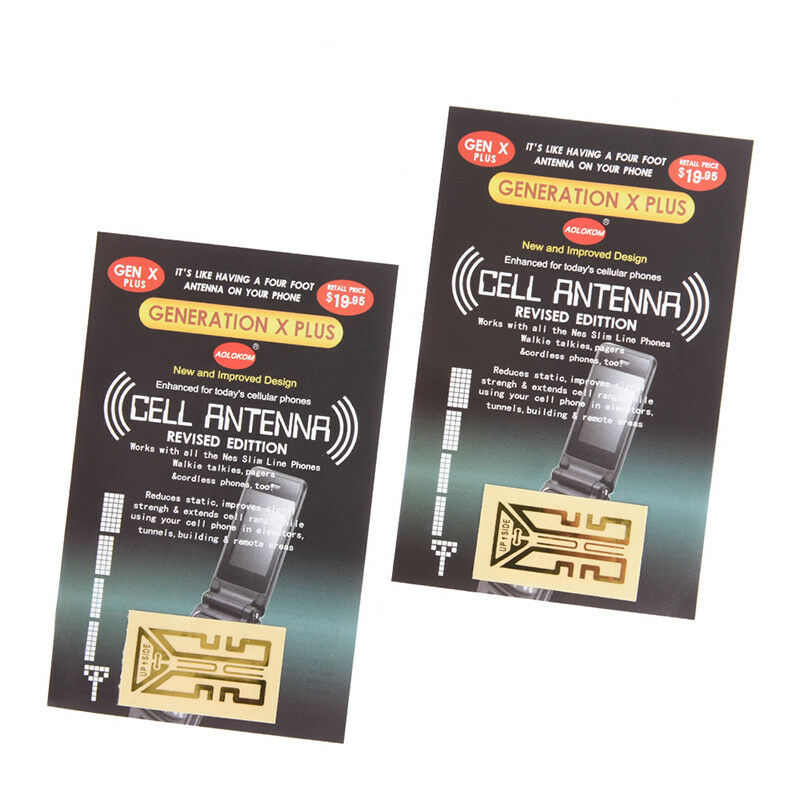 10Pcs Cellulare Phone Signal Enhancement Signal Antenna Booster Stickers..J Fx