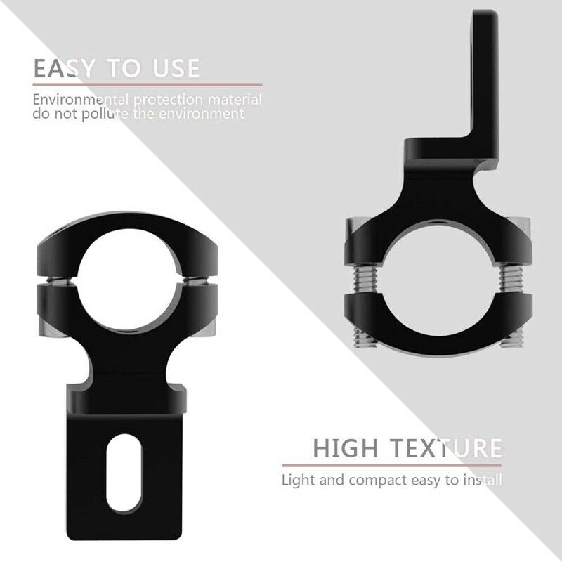 Universal Handlebar 22mm 7/8inch Motorcycle Headlight Bracket Spotlight MounL5E6