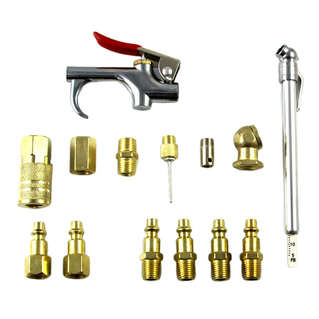 14pc Air Dust- Blow Compressed Air Duster Nozzle Air Blower Cleaning Tool