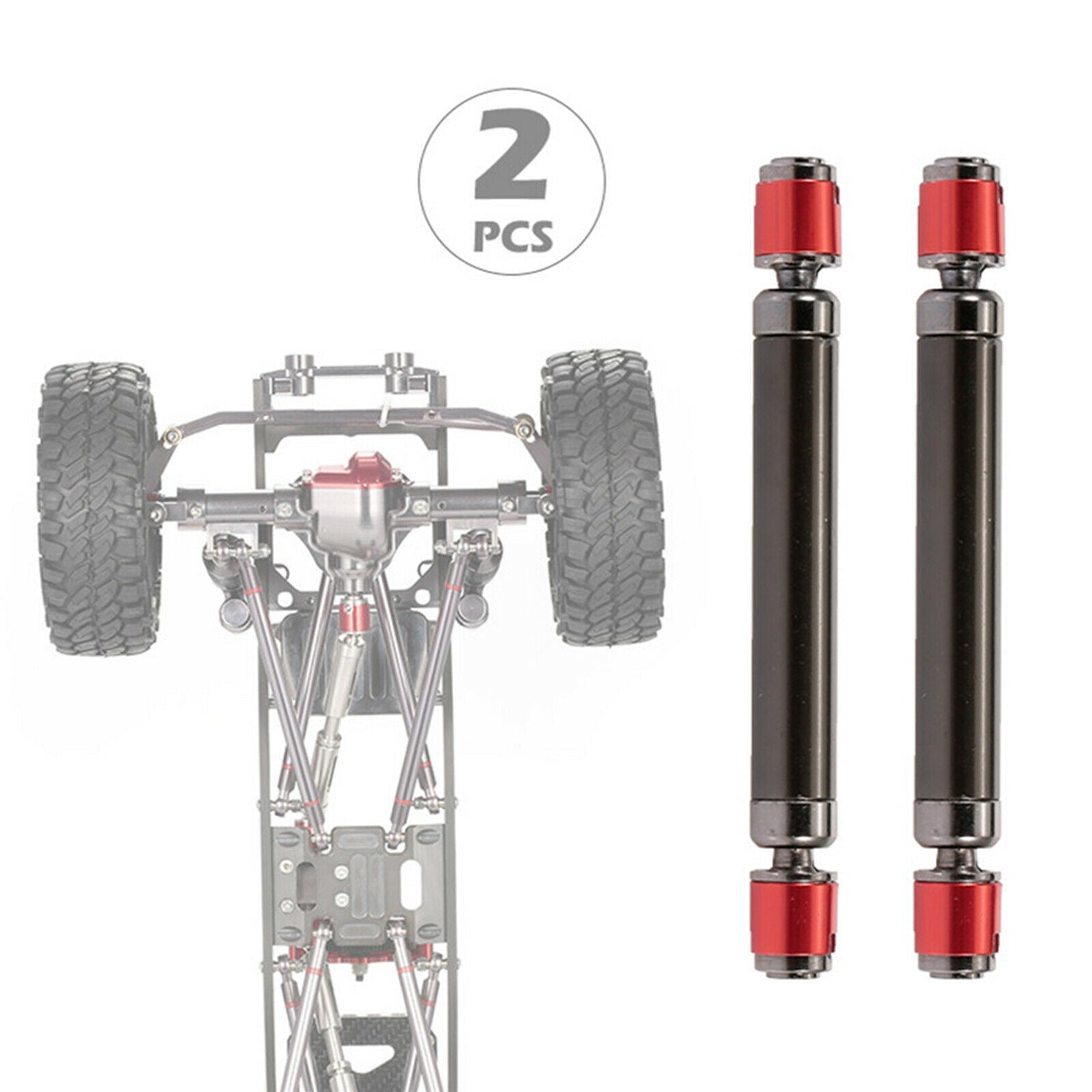 Upgrade Adjustable Drive Shaft Axle for Axial SCX10 90046 1:10 RC Car Accs