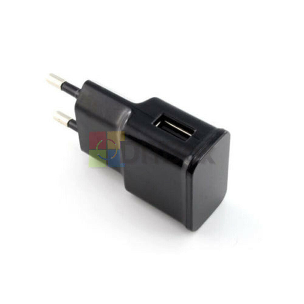 5V 2A USB EU Plug Wall Charger One 1 Port Charging Travel Adjust Power Adapter