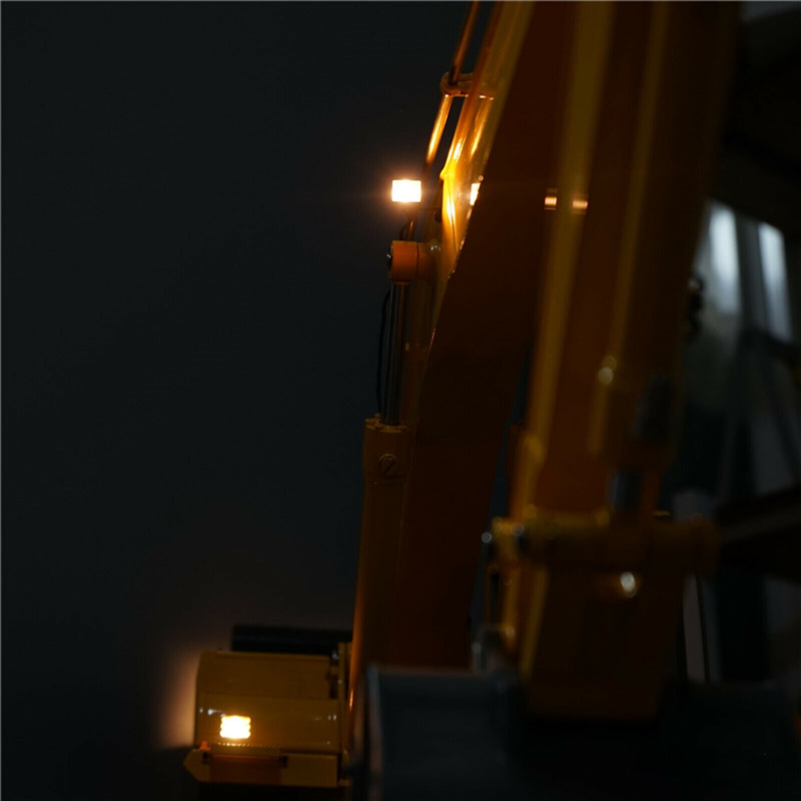 Spotlight LED Light Lamp for 1/14 Tamiya Heavy Machinery Excavator Accessories