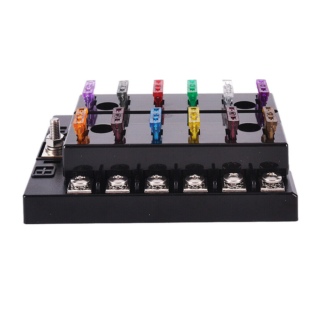 Car Truck Van 12 Way Circuit Standard ATC ATO  Fuse Box Block Holder