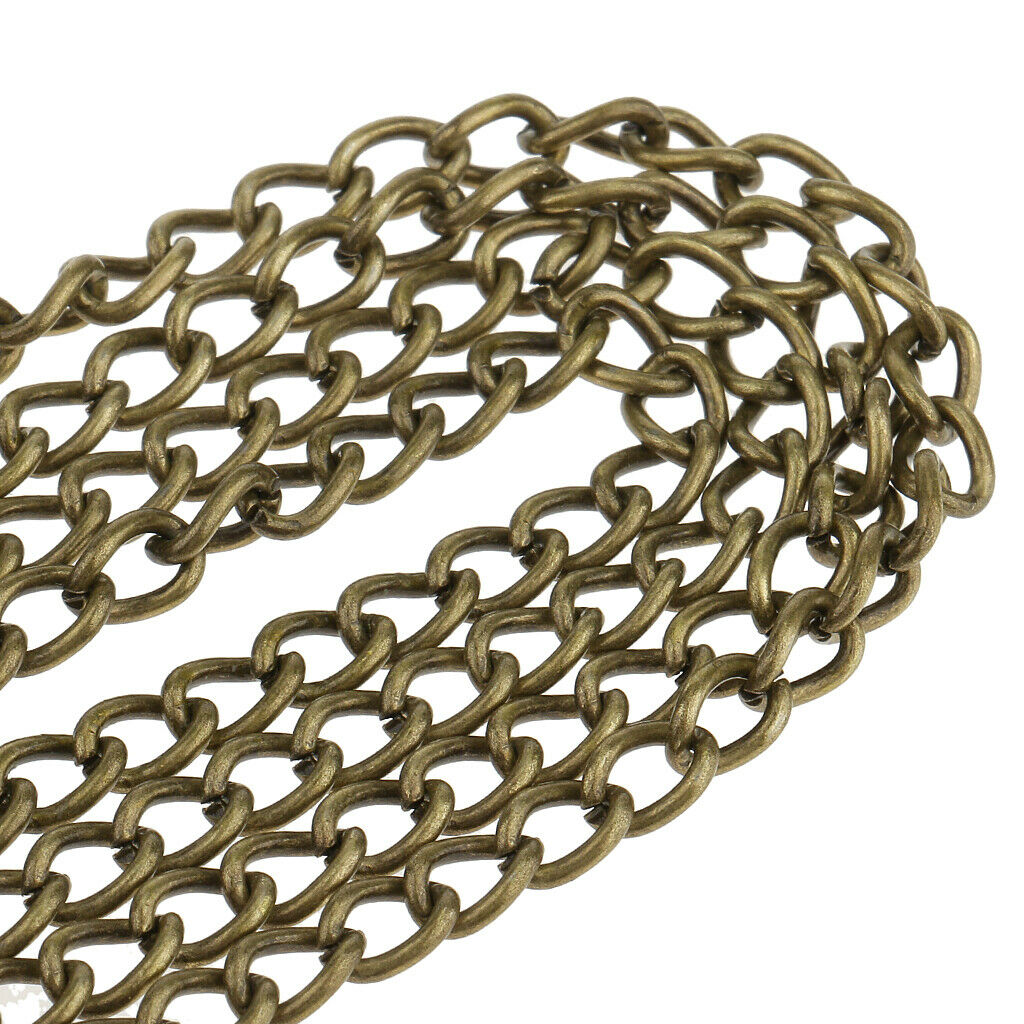 2PC Bag Chain Strap Replacement for Handbag Crossbody Bag Shoulder Bag 120cm