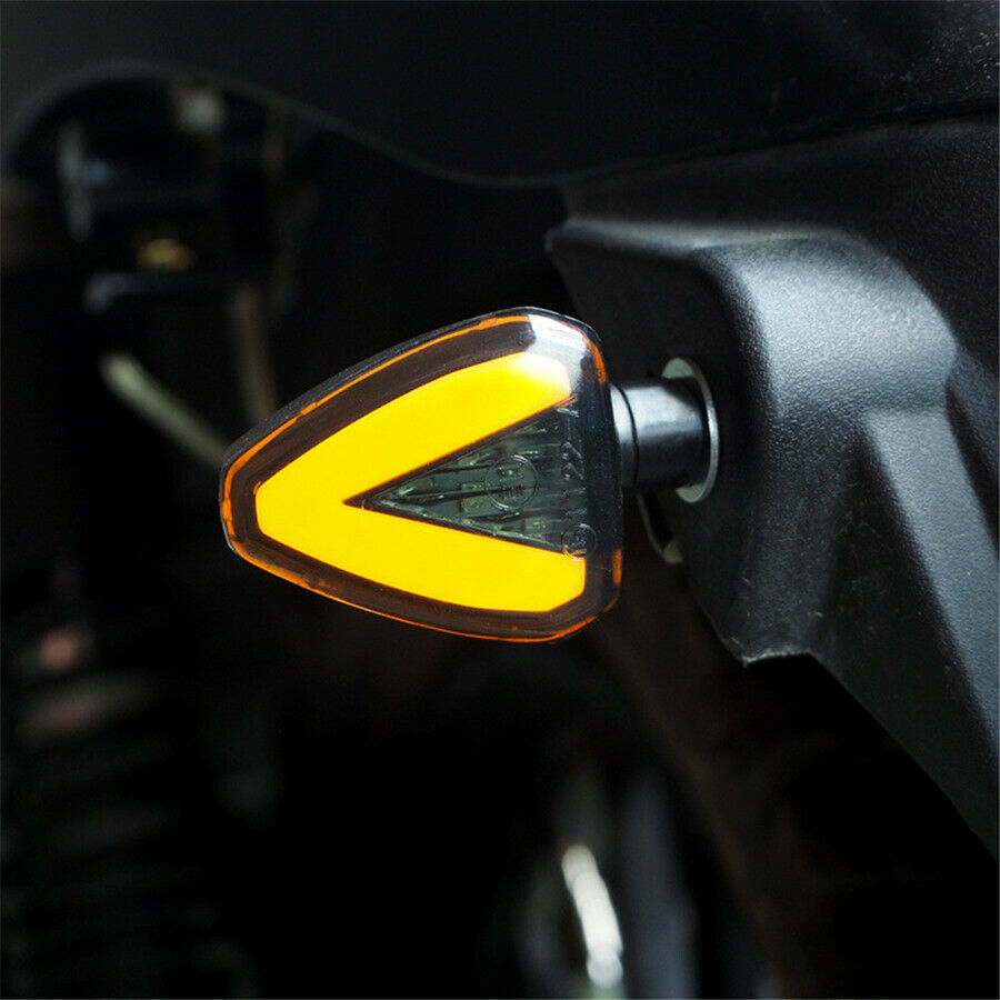 2x LED Turn Signal Light Indicator Brake Lamp DRL fit For Scooter Motorcycle