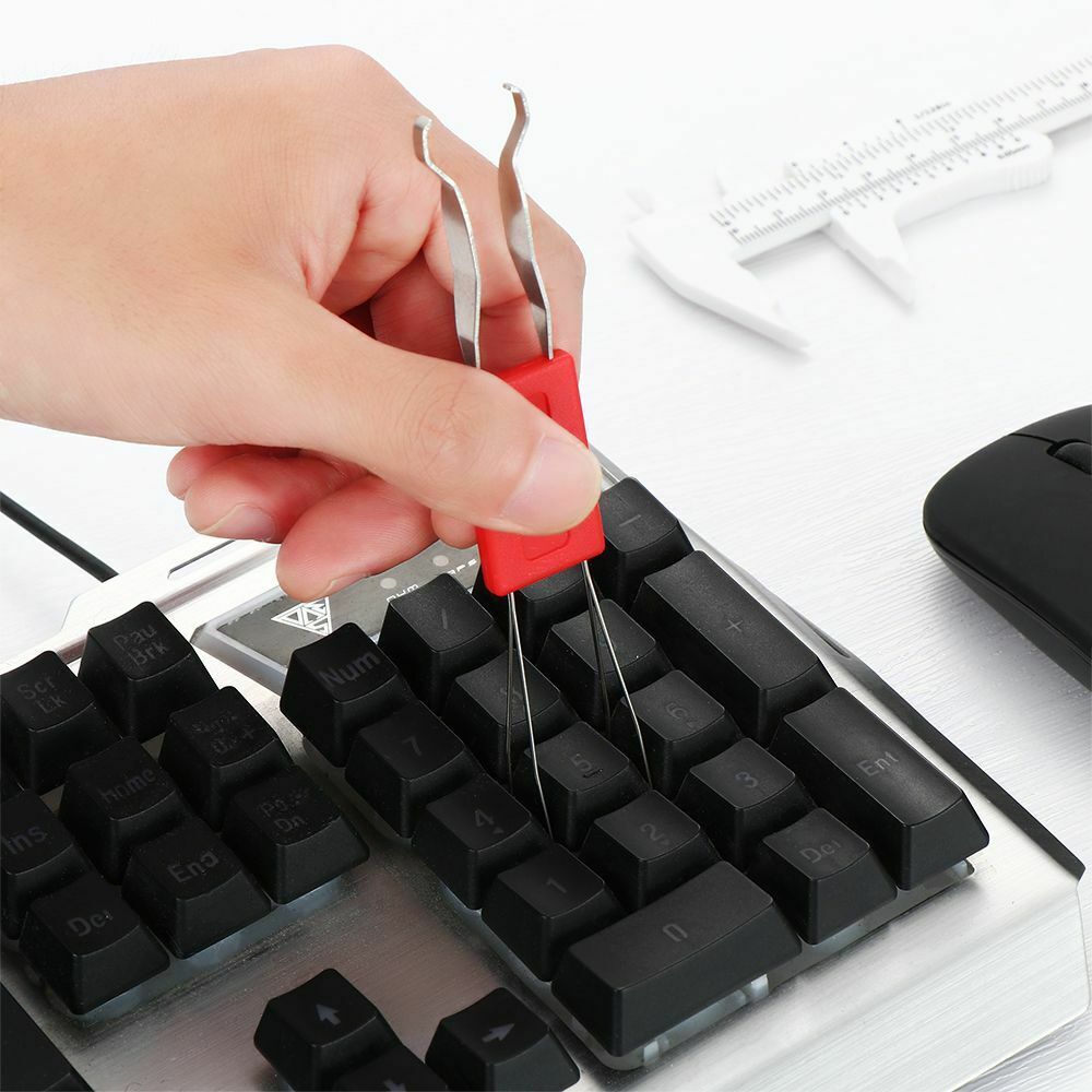 Keyboard Steel Dust Cleaner Aid Keycaps Puller Cleaning Tool Keycap Unloading