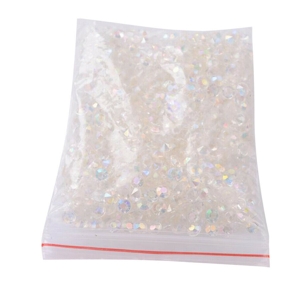 20000Pack Clear Crystals Gems Party Table Decor DIY Nail Phone Case Crafts