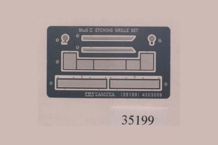 35199 Tamiya Stug Iii Photo-Etched Grille 1/35th Accessories 1/35 Military