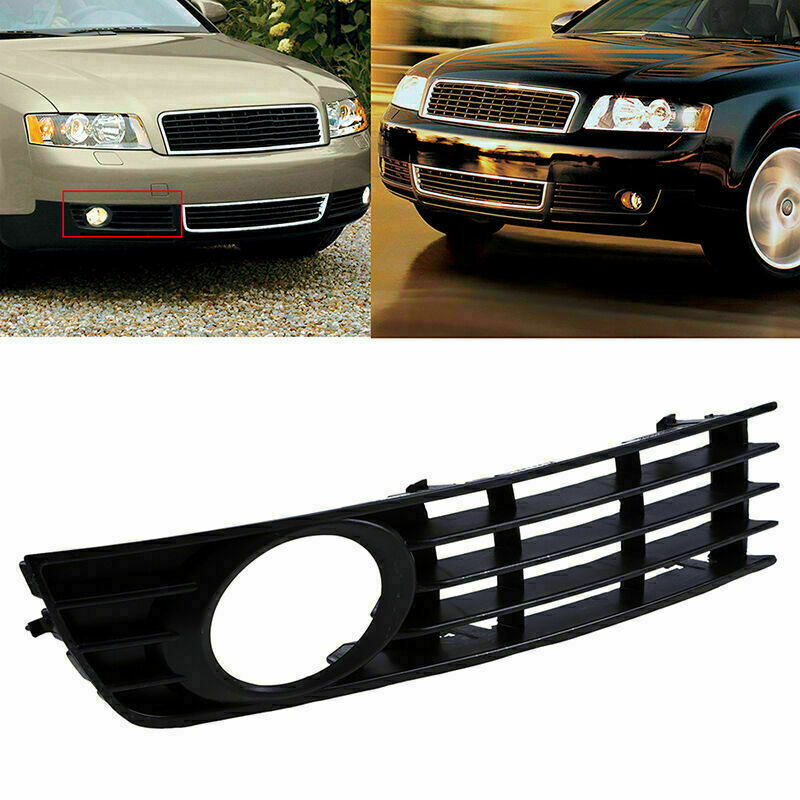 For Audi A4 1.8LSedan 2002-2004 Bumper Fog Light Grille Cover Passenger Side