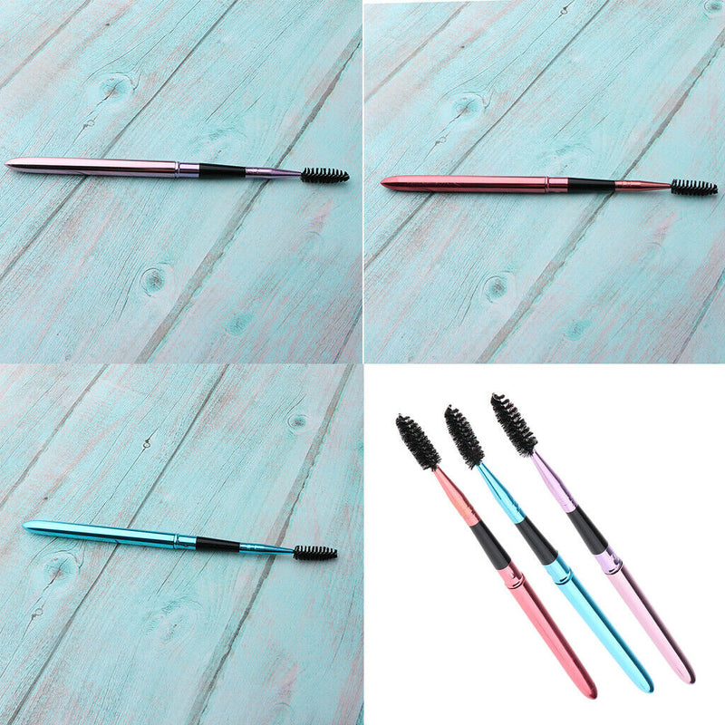 3Pcs Portable Travel Mascara Applicator Wands False Eyelashes Extensions Makeup