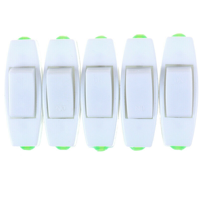5PCS Rocker Switch AC 110V 220V 6A ON/OFF Table Lamp Swit.l8