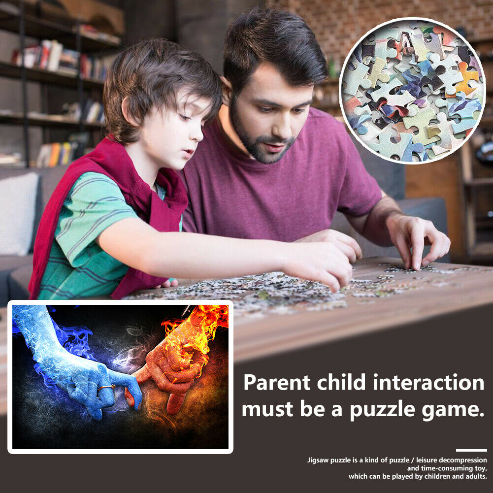 1000pcs DIY Paper Jigsaw Puzzle Hand in Hand Picture Educational Toys Gift @