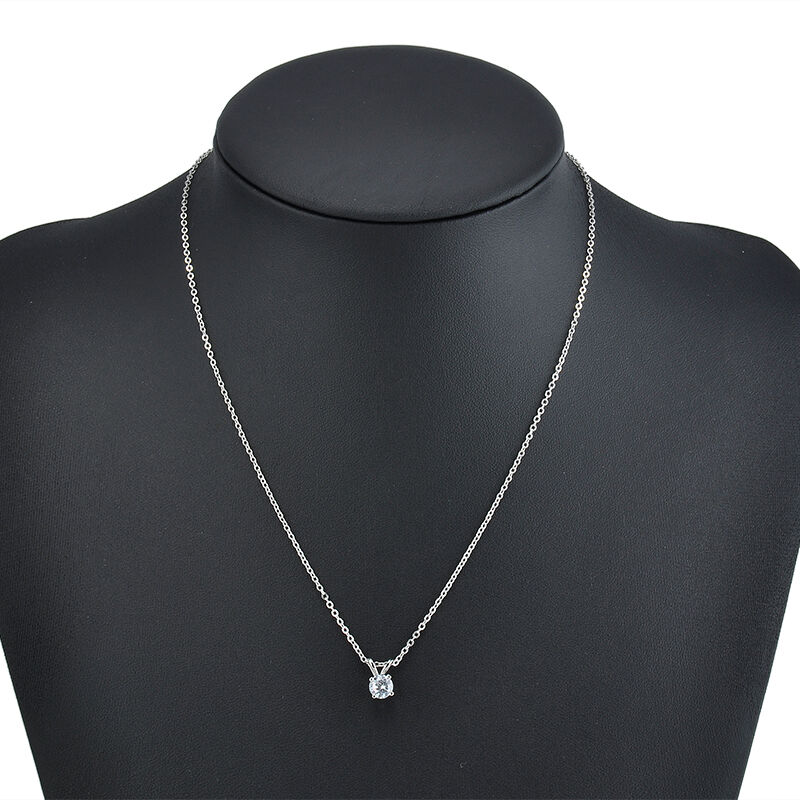 Elegant Women LadyCrystal Zircon Pendant Chain Statement  Necklace Jewelry