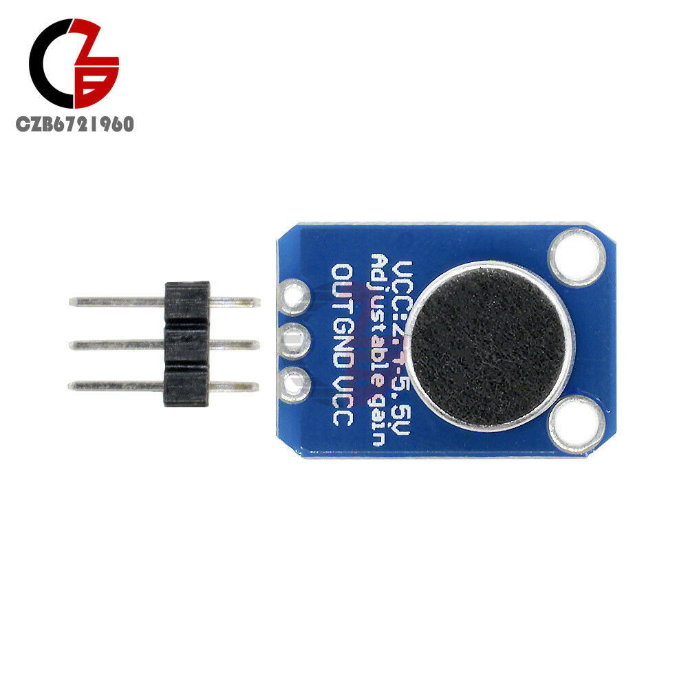 Electret Microphone Amplifier MAX4466 With Adjustable Gain For Arduino
