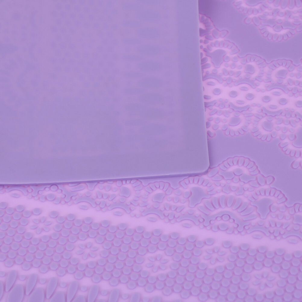 lace mould silicone mat fondant sugar craft ca mold diy baking decorating too&BD