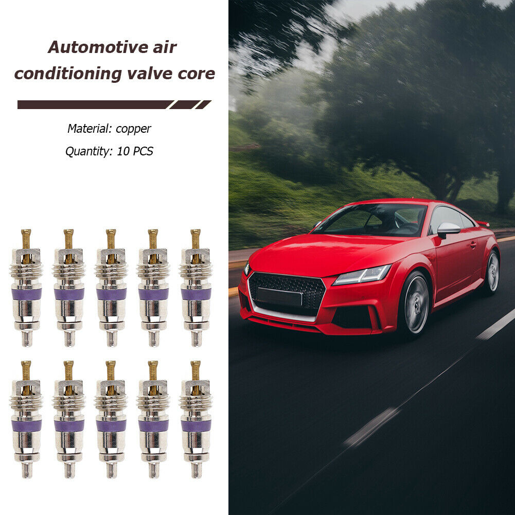 10pcs/lot Universal Copper R134a Car Auto A/C Air Conditioning Valve Cores @