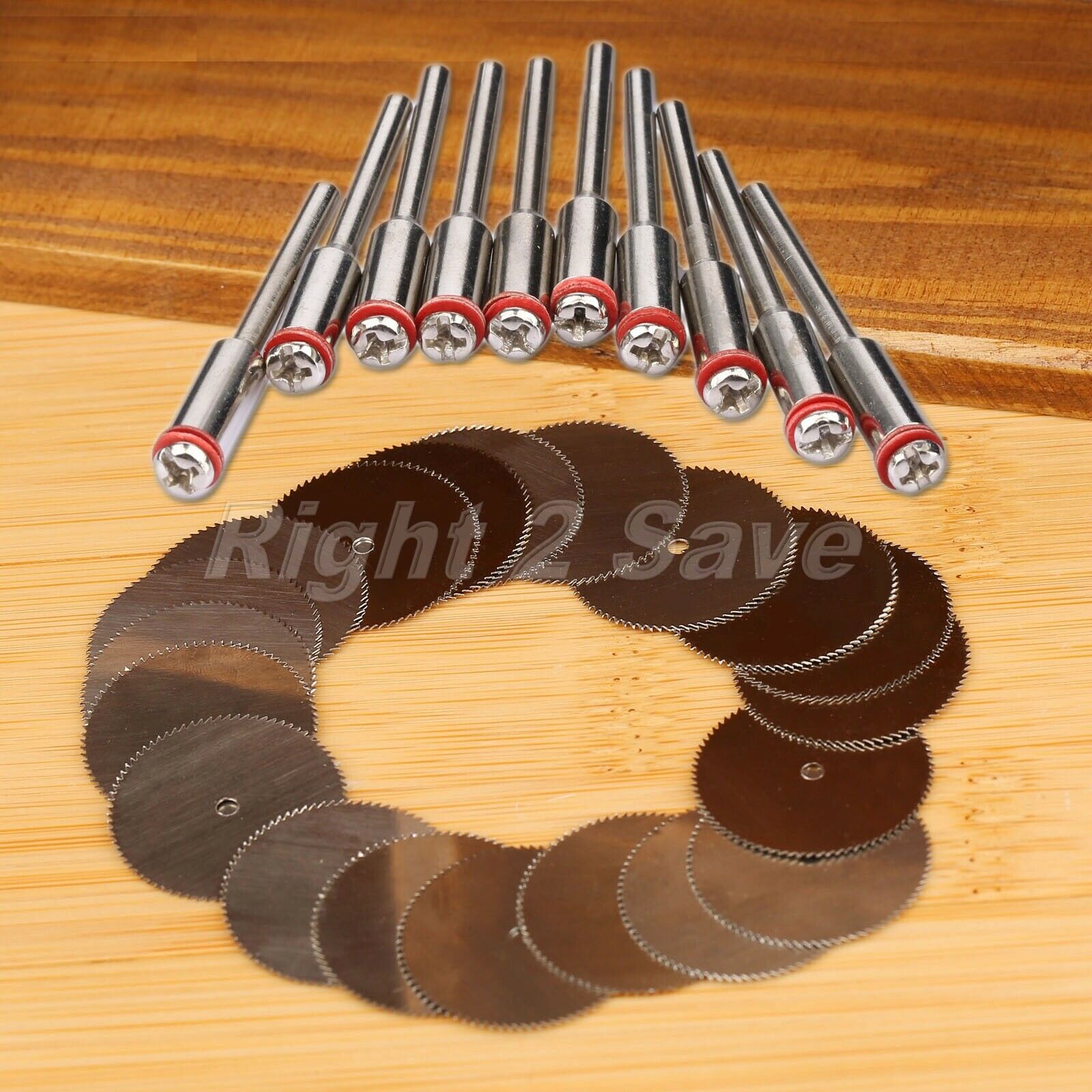 22mm Cutting Wheel Saw Blade Disc & 3.175mm Mandrel Rotary  Tool Accessories R2S