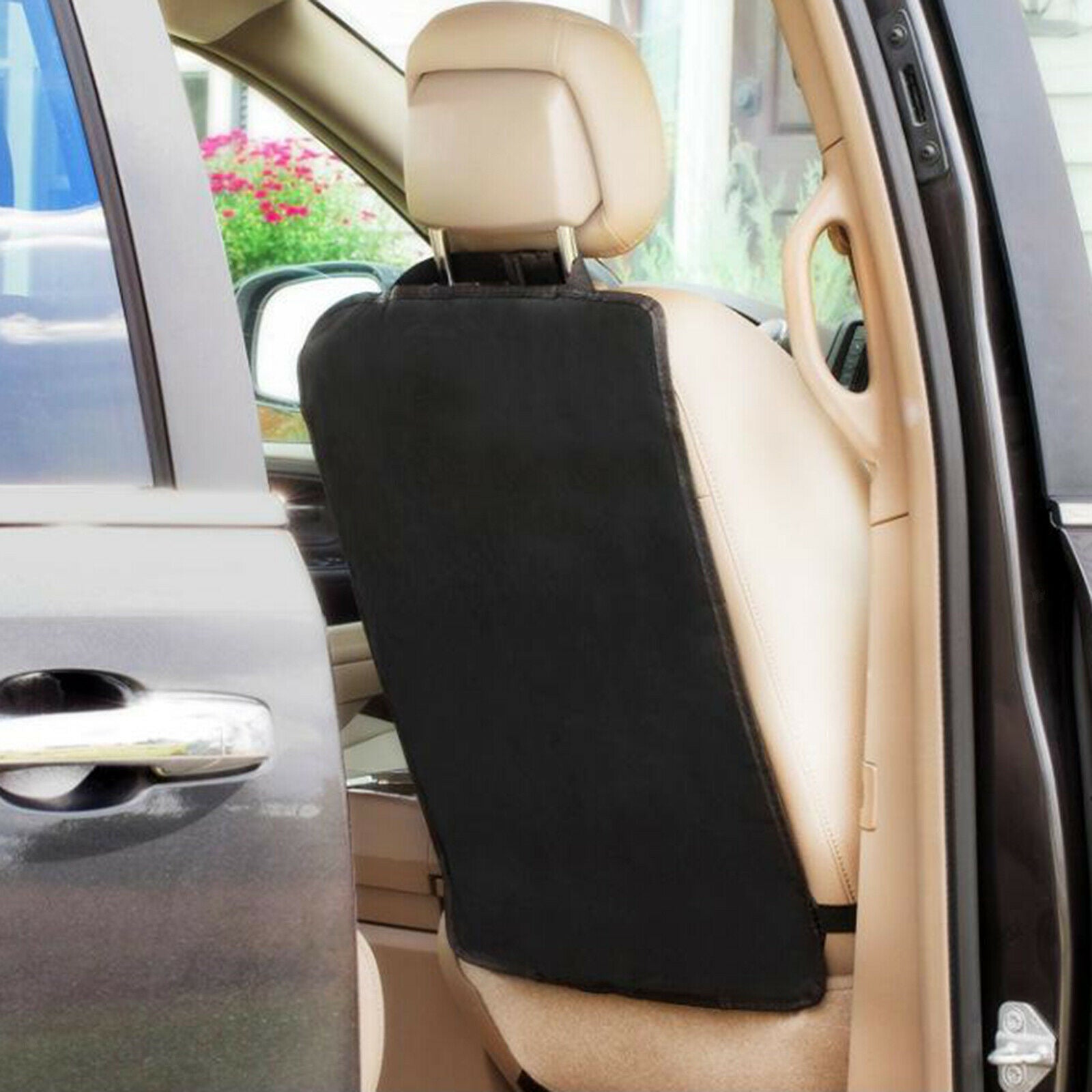 Heavy Duty Kick Mats Back Seat Protector (1 pc), Waterproof Car Back Seat Cover