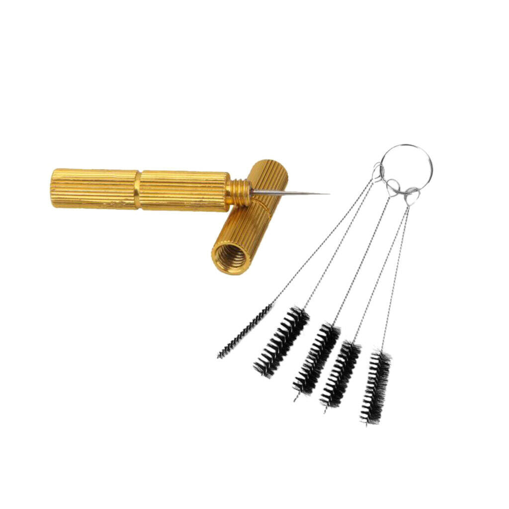 Airbrush Spray  Nozzle Needle Repair Reamer Wash & Cleaning Brushes Tool Kit