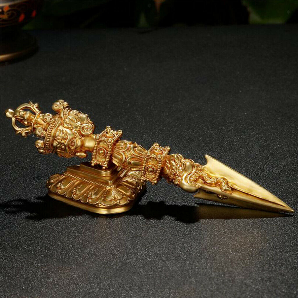 Amulet Phurba Vajra Dorje Handmade Pendant Necklace Tibet Buddhist Decor