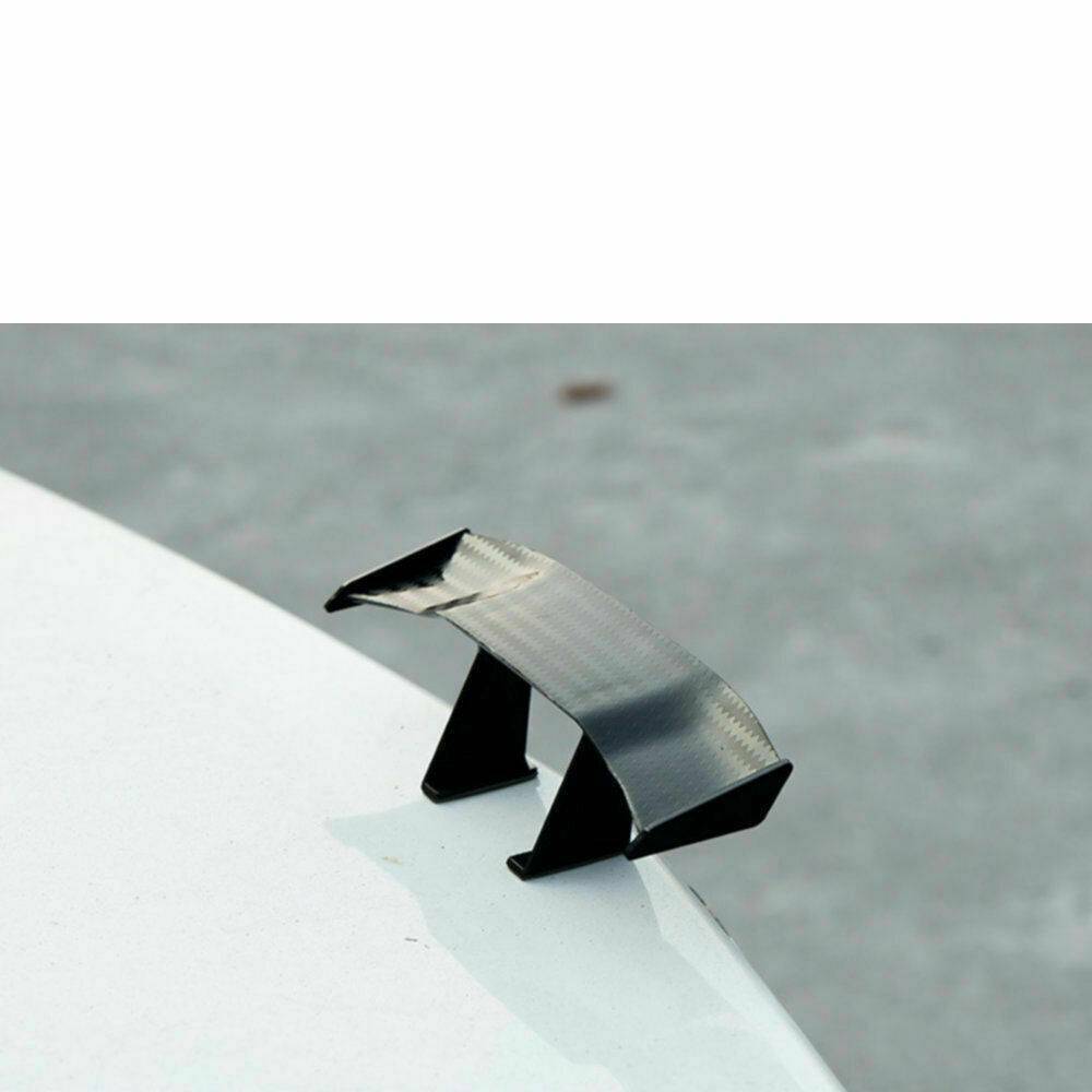 6.7" Universal Mini Spoiler Auto Car Tail Decoration Spoiler Wing Carbon Fiber*1