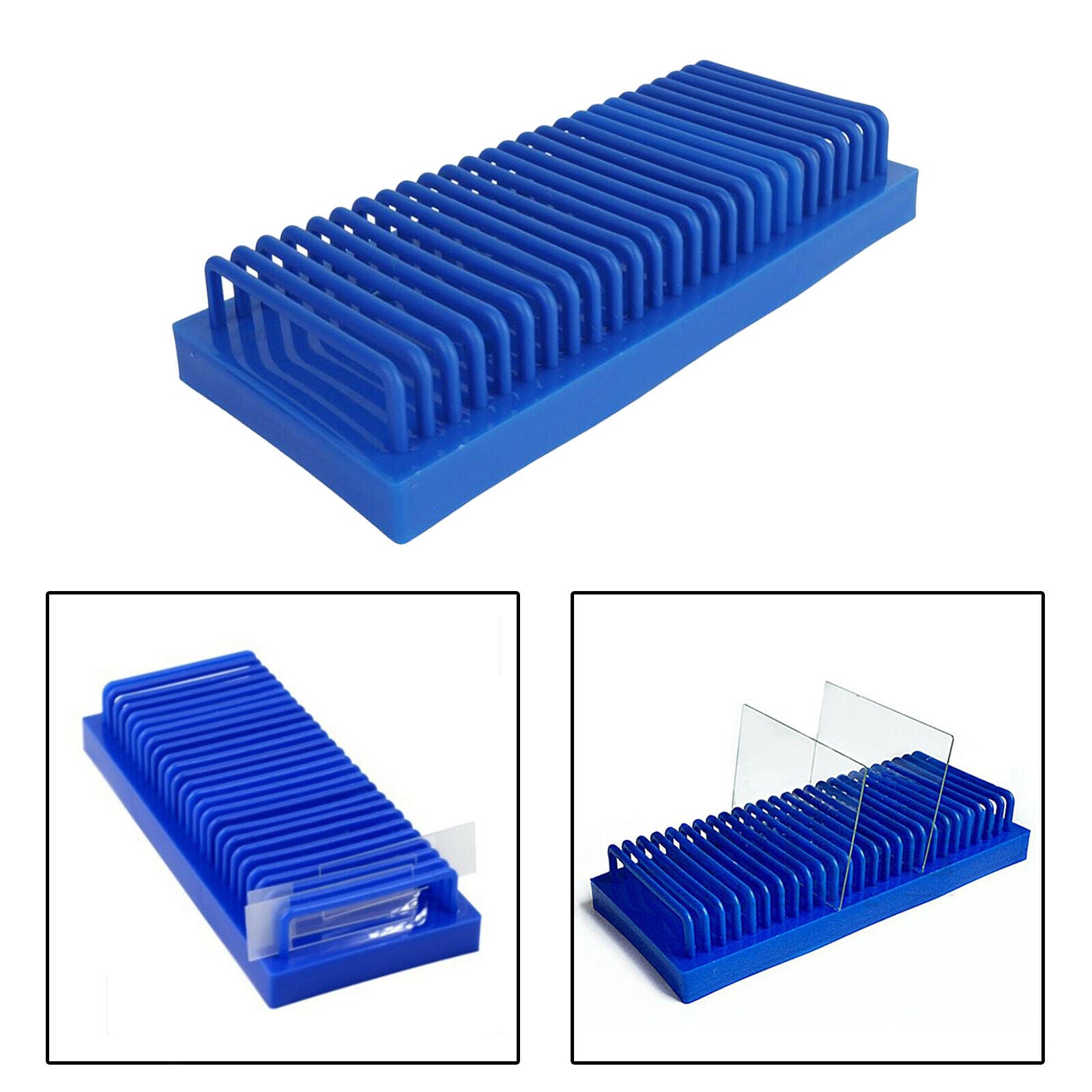 1pc Laboratory Electrophoresis Gel Glass Drain Rack Education Laboratory