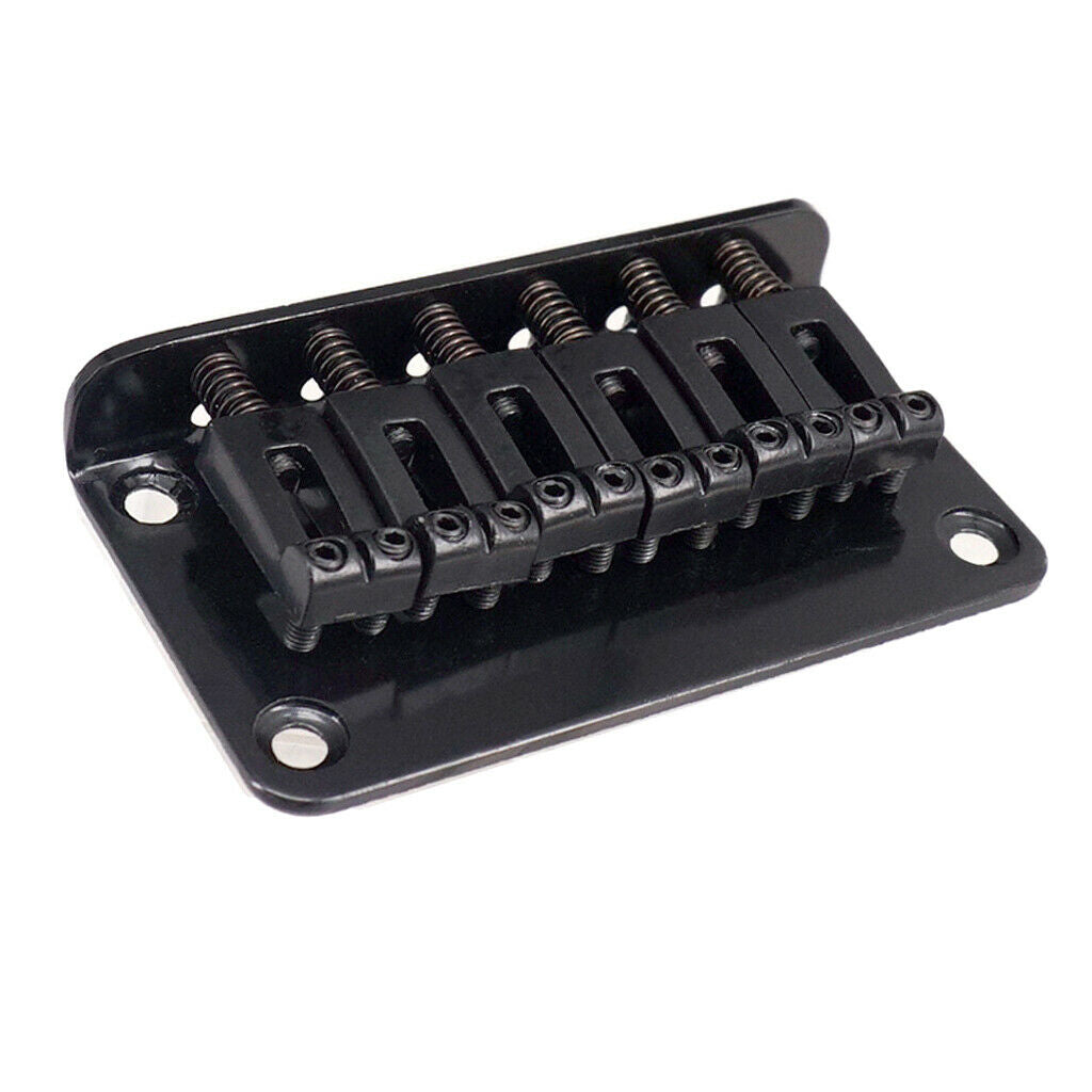 Standard Bass Bridge 6-String 78 mm Metal Zinc Alloy Black
