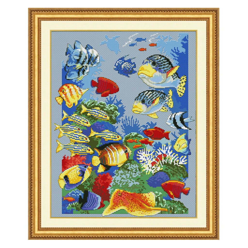 1 Pieces Tropical   Counted Cross Stitch Kits DIY Craft Embroidery Craft