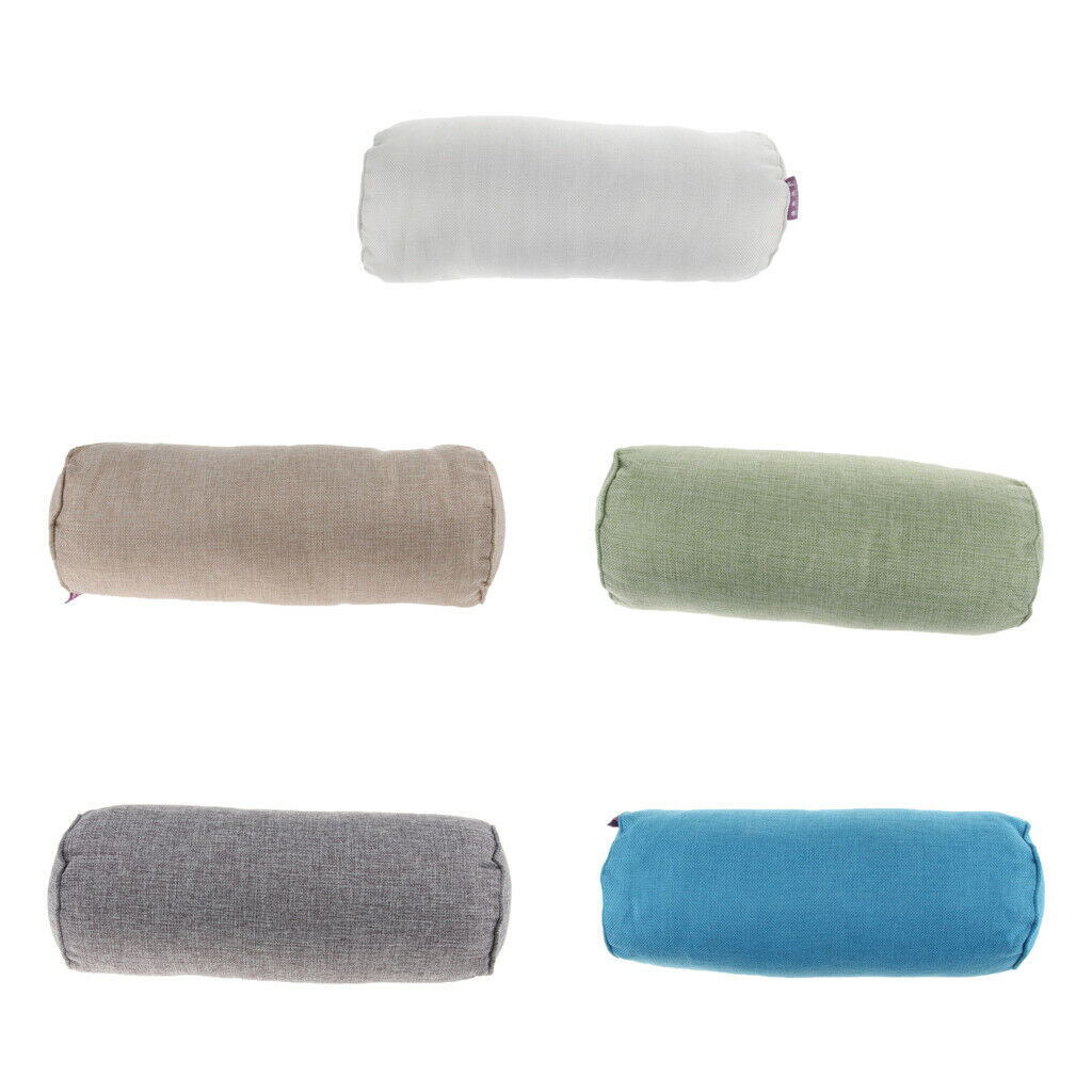 Lots 2 Soft Neck Roll Pillow Cervical Bolster Round Back Shoulder Support
