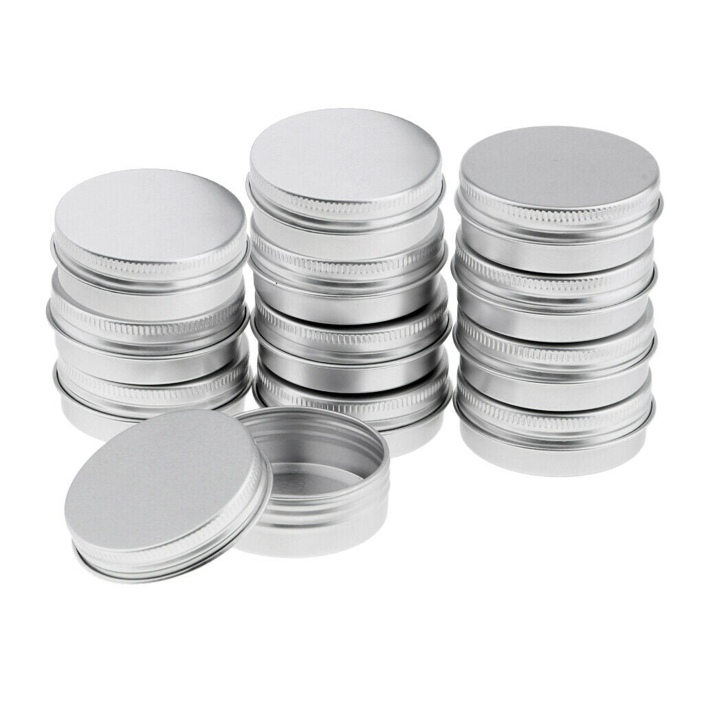 30ml     Aluminum     Cosmetic     Pot     Lip     Balm     Jars     Containers