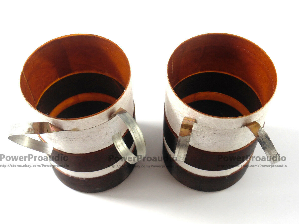2x 51mm frame glass fiber aluminium flat wire double voice coil for JBL265H 8Ohm
