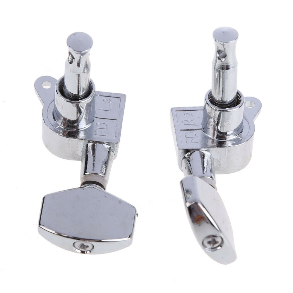 6pcs Chrome Guitar String Tuning Pegs Tuners Machine Heads Acoustic Electric