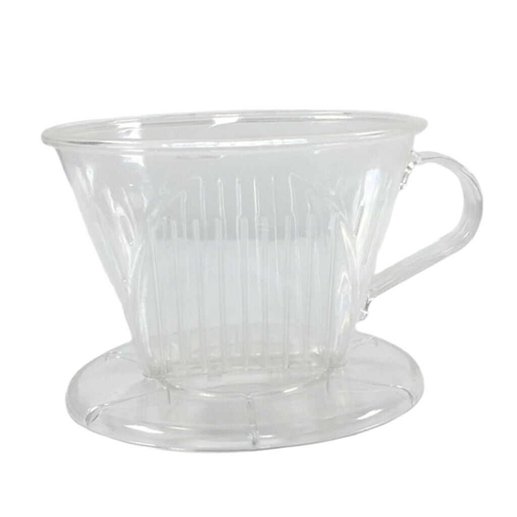 Coffee Filter Clever Coffee Dripper Cone Reusable Brewer Portable  Clear