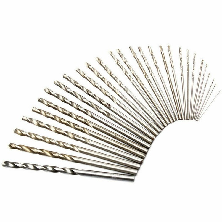 60x Micro HSS Straight Shank Twist Drill Bits Steel Tool Set 0.5mm-1.2mm