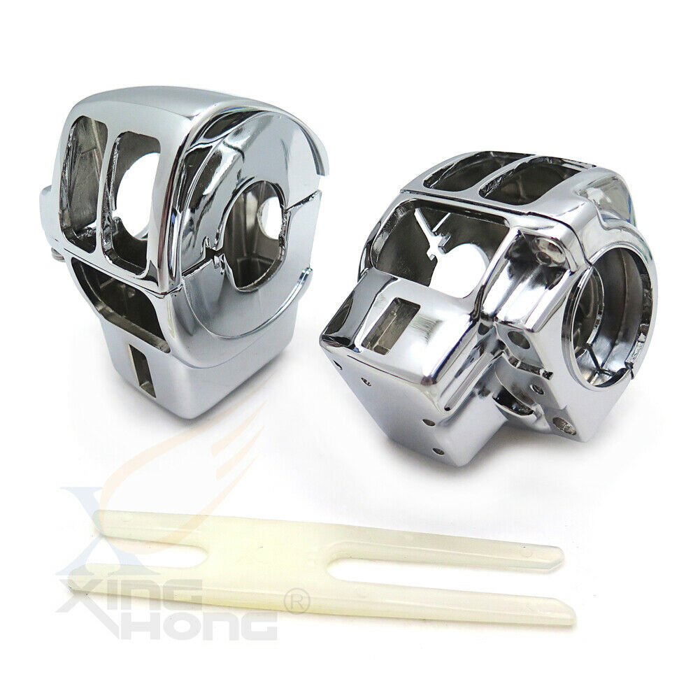 Chrome Switch Housing Cover For Road Electra Glide FLHTC FLHT FLHX FLTRX