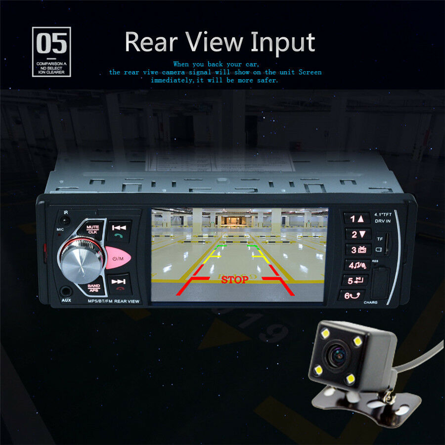Car Radio MP5 Car MP3 MP4 Player USB Car stereo camera IN OUT FM/AUX bluetooth